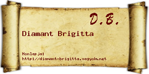 Diamant Brigitta névjegykártya