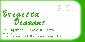 brigitta diamant business card